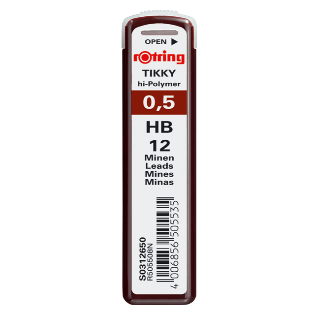 Hi-Polymer stift 0.5 12-pakke B i gruppen Penner / Penntilbehør / Miner hos Pen Store (127768)