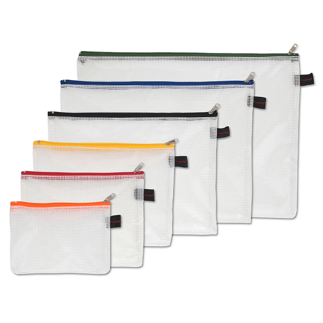 Glidelåslomme Mesh 6-set