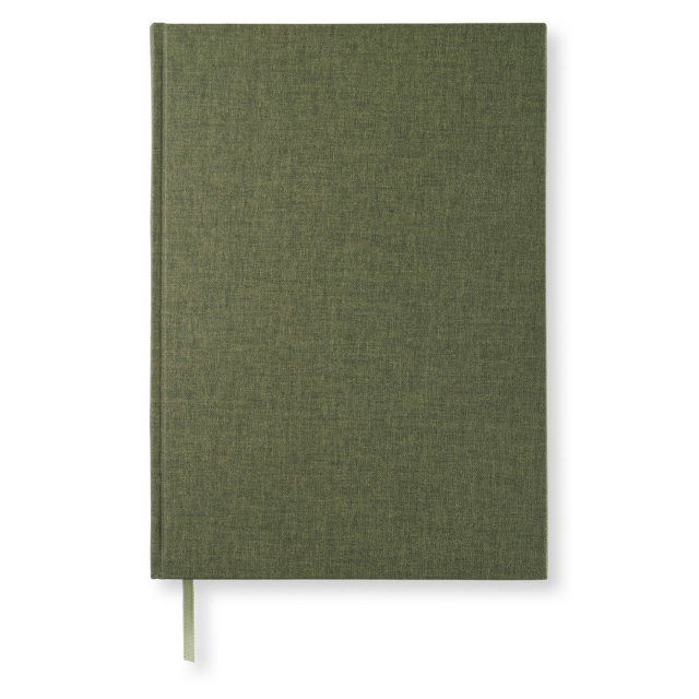 Notebook A4 Linjert Khaki Green