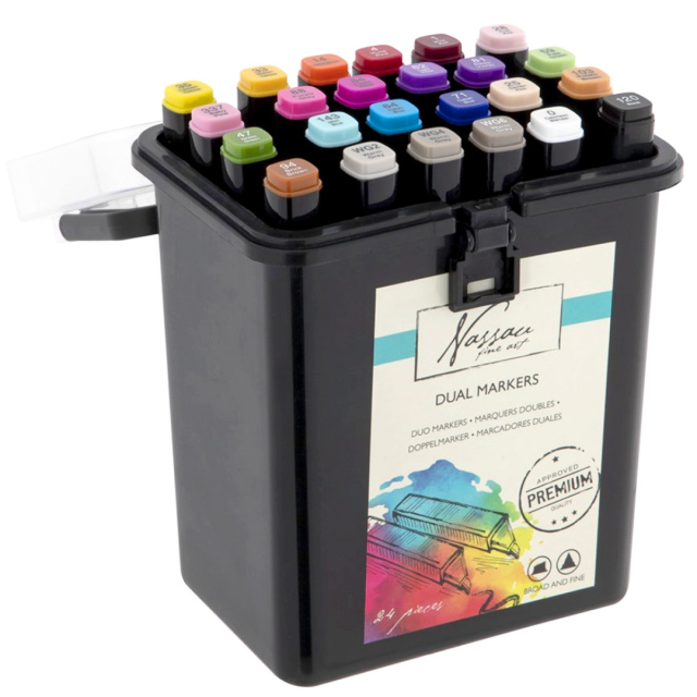 Dual-tip Marker 24-sett