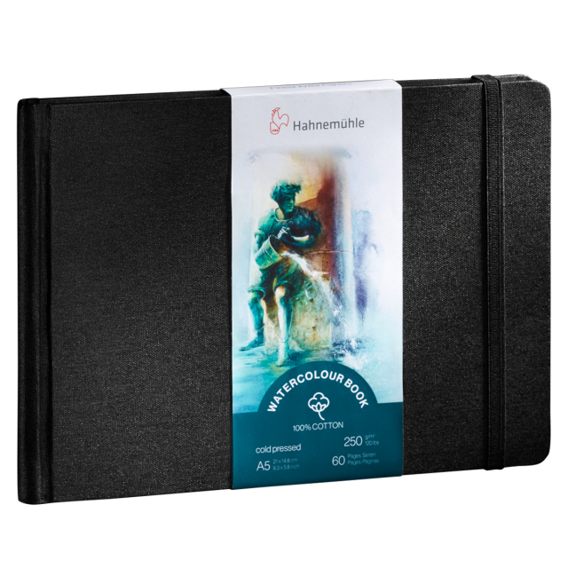 Watercolour Book Akvarellbok A5 250g Liggende