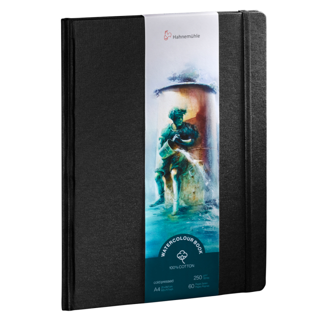 Watercolour Book Akvarellbok A4 250g Stående