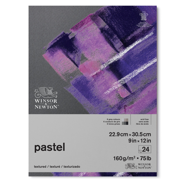 Pastellblokk Grey 23x31 cm 160g