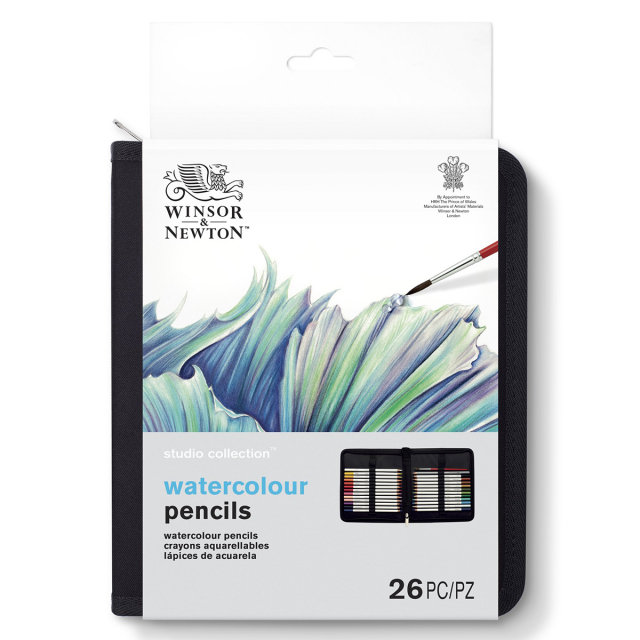 Studio Collection Akvarellblyanter Wallet 26-sett