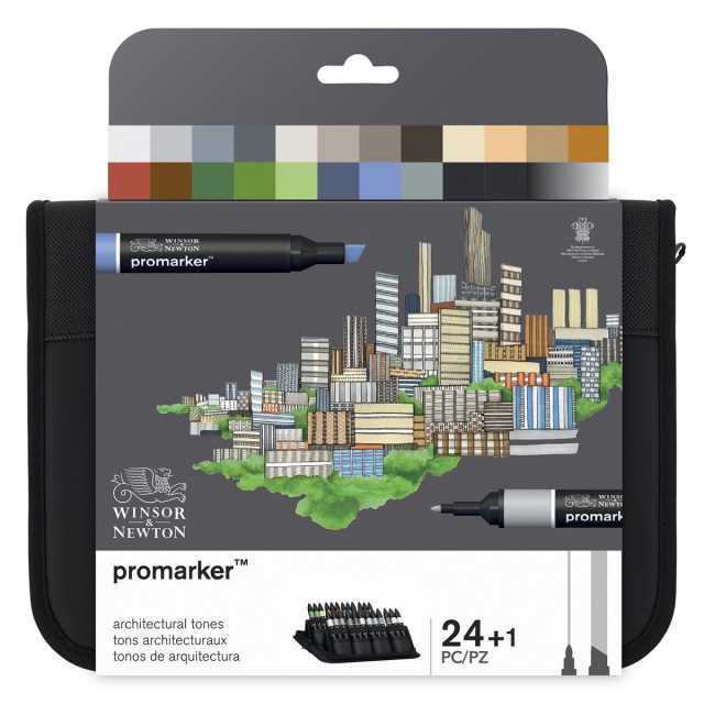 Promarker Architectural Tones Wallet 24-sett
