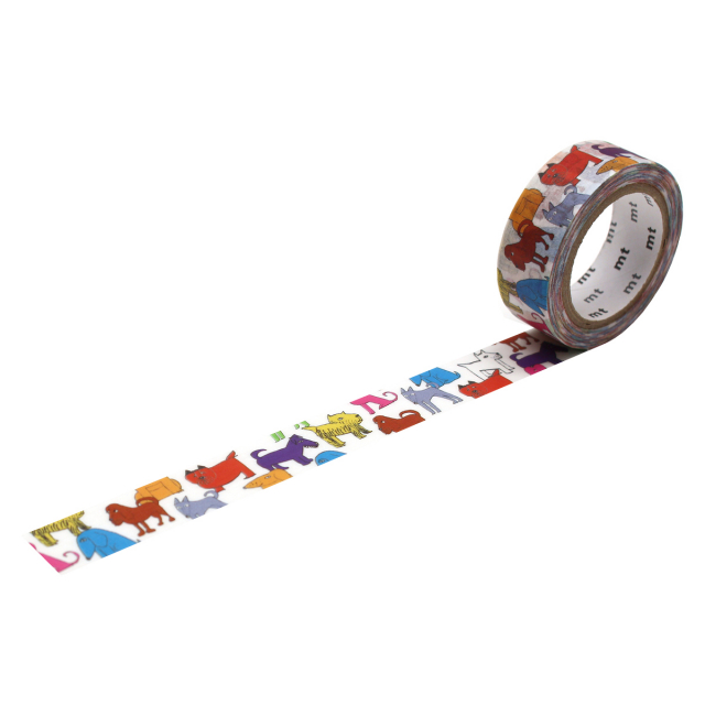 Washi-tejp Lisa Larson Colorful Dog x MT