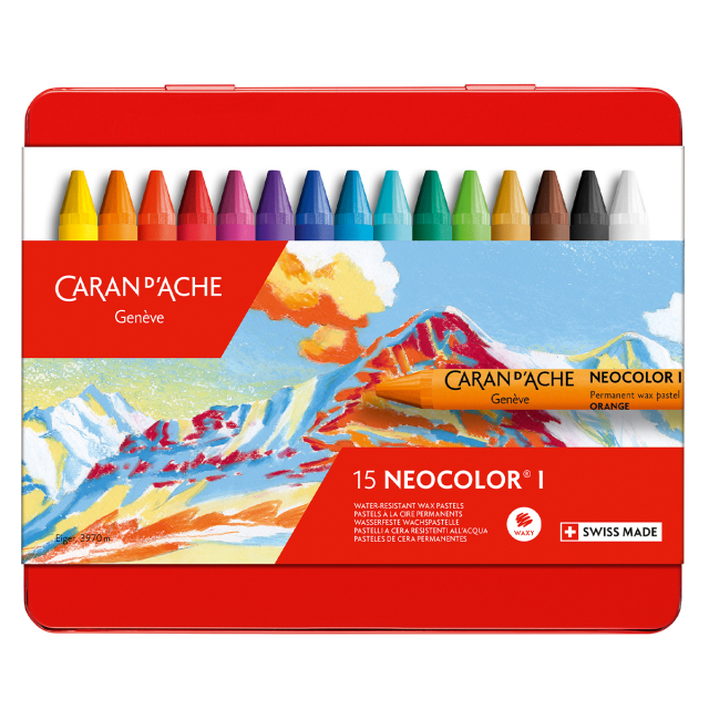 Neocolor I Pastellfargestifter 15-sett
