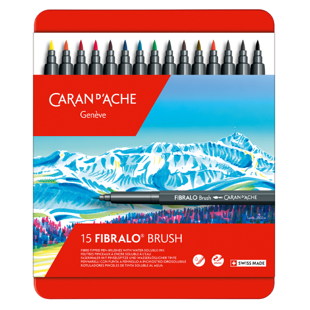 Fibralo Penselpenn 15-sett