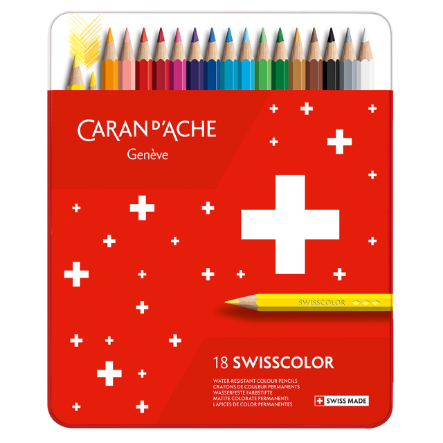 Swisscolor Fargeblyanter 18 sett