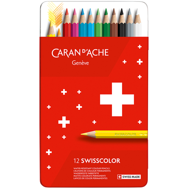 Swisscolor Fargeblyanter 12-sett