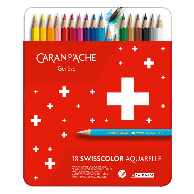 Swisscolor Aquarelle 18-sett