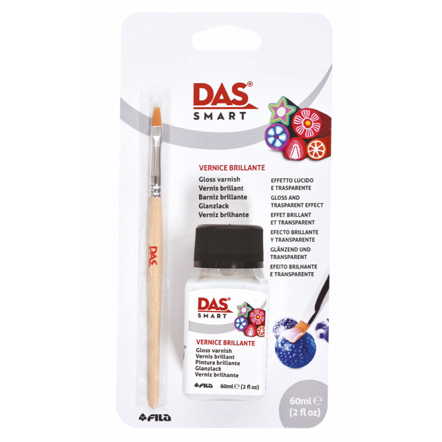 Smart Bottle Gloss Varnish + Pensel