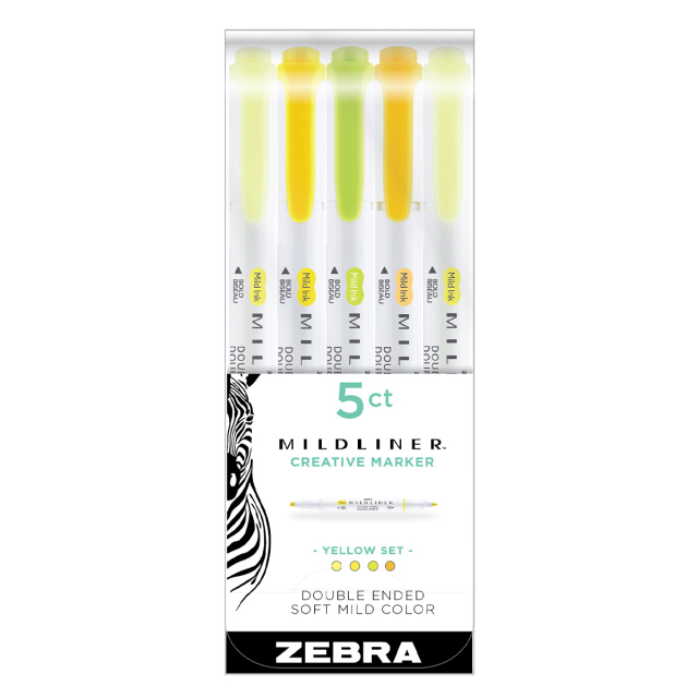 Mildliner 5-pack Yellow Tones