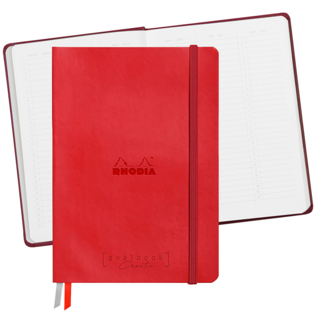 GoalBook Creation A5 Poppy (Hvitt papir)