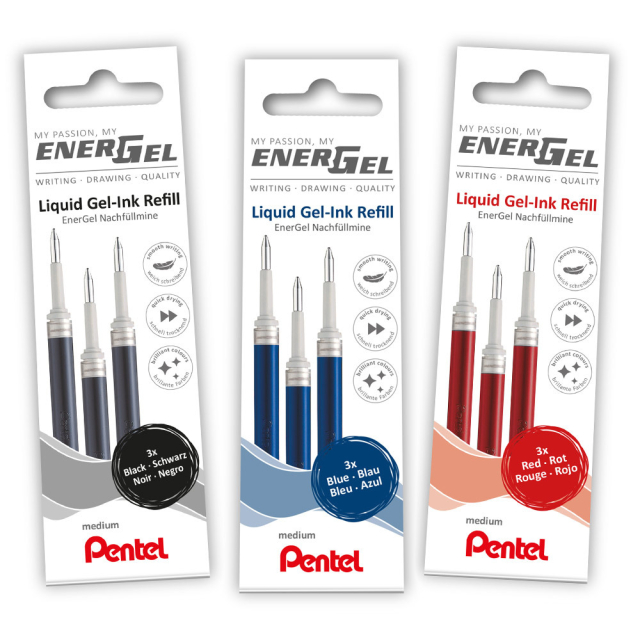 Refill Energel 3-pakning 0.7