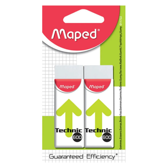 Viskelær Technic 600 2-pakning