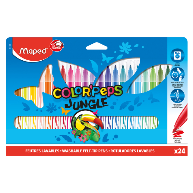 Colorpeps Tusjer Jungle 24-pakning