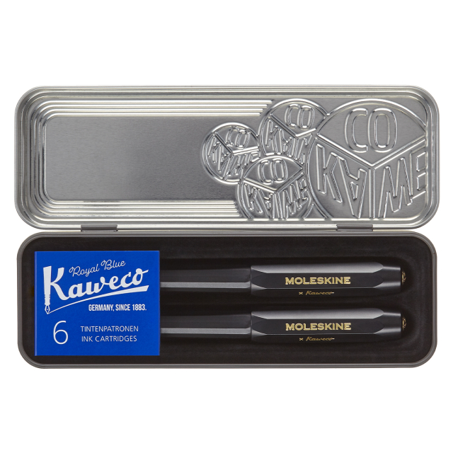 Kaweco x Moleskine Set Svart