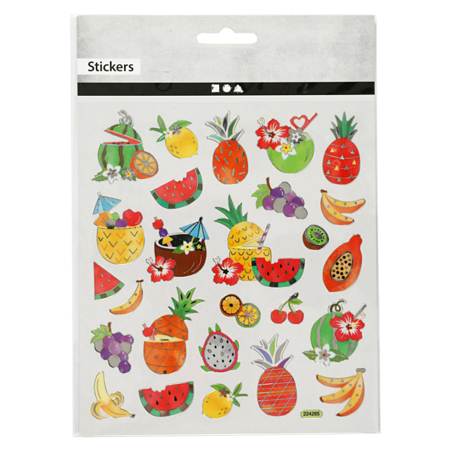 Stickers Frukt 1 ark