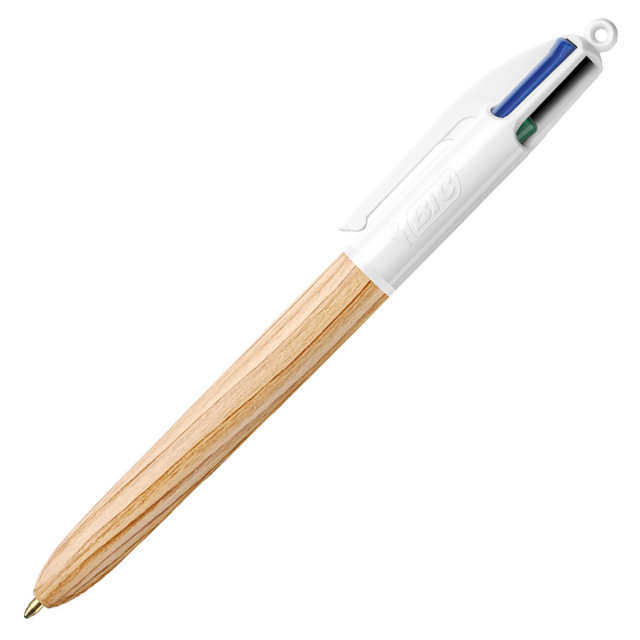 4 Colours Wood Multipenn