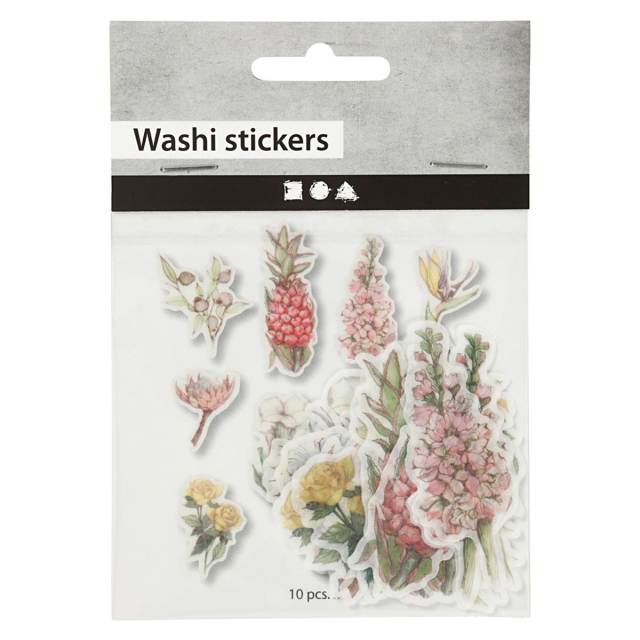 Washi Stickers Blomster