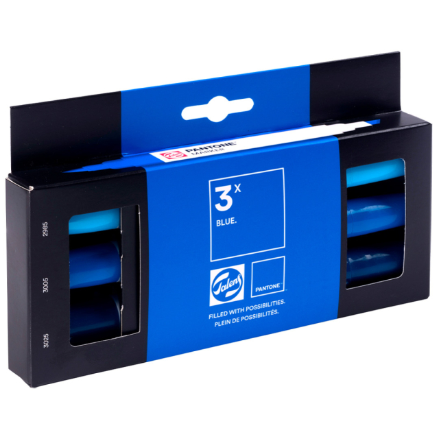 Marker 3-sett Blue