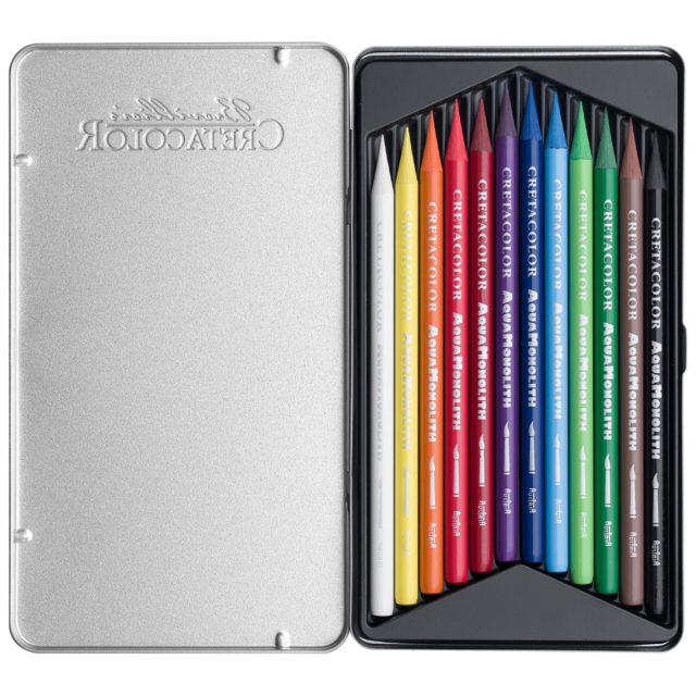 Aqua Monolith Akvarellblyanter 12-set
