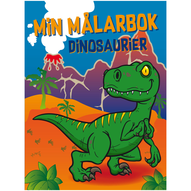 Min Malebok Dinosaurier