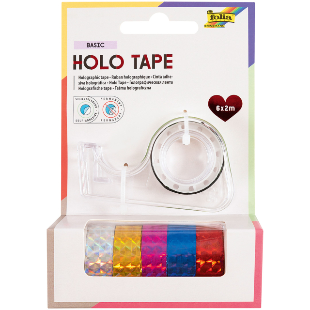 Fargeskiftende tape Basic 6-pk