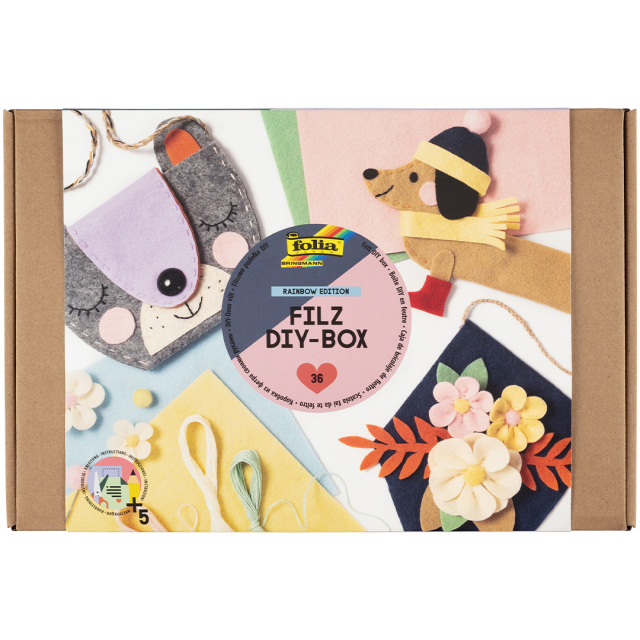 DIY-boks Filt Rainbow Edition