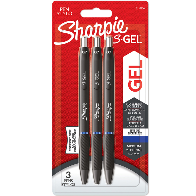 S-Gel 0,7 mm 3-pakke Blue