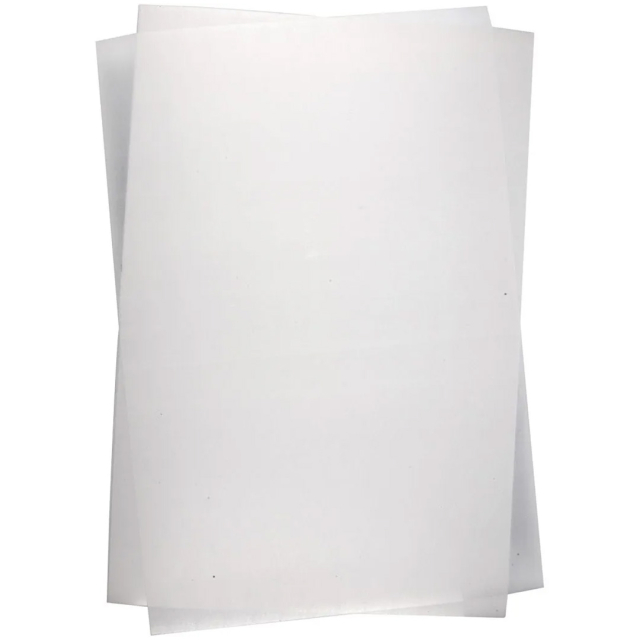 Krympeplast 10 ark Matt transparent 20x30 cm