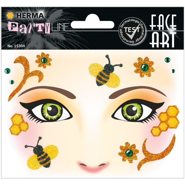 Face Art Stickers Bie