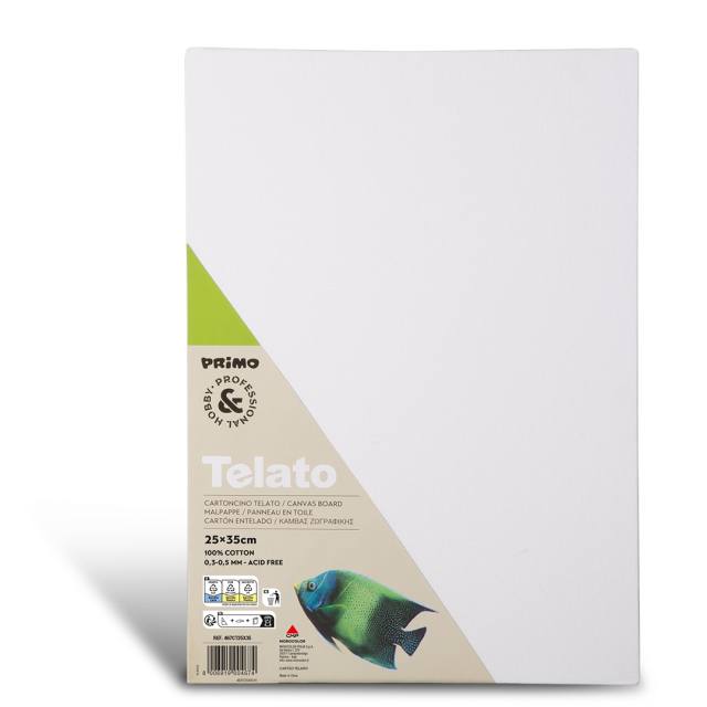 Maleplate Bomull 25x35 cm
