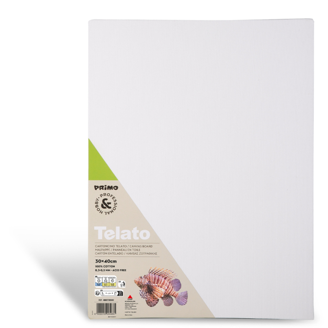 Maleplate Bomull 30x40 cm