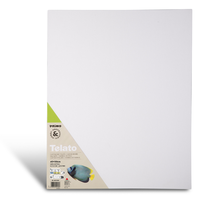 Maleplate Bomull 40x50 cm
