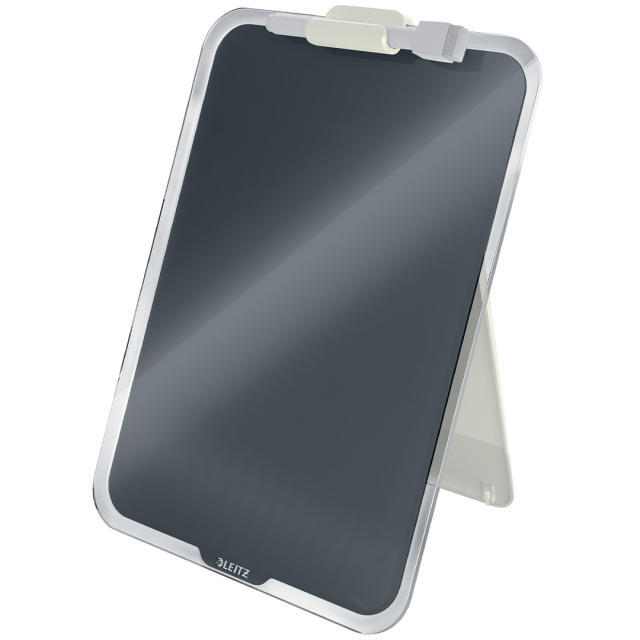 Glassplate med klips Cosy Grå