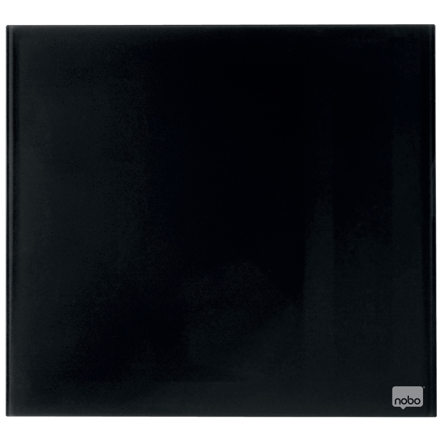Glassplate Nobo 45x45 cm Svart