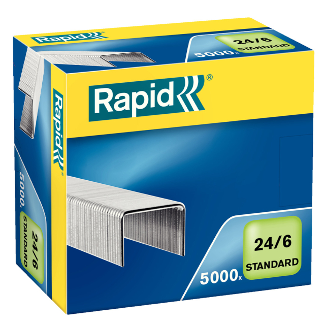 Stifter Standard 24/6 galvanisert 5000 stk