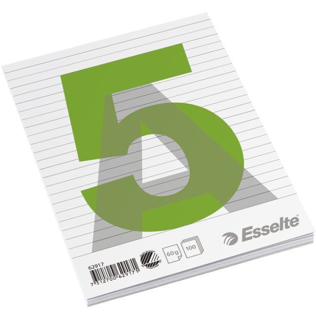 Limblokk A5 60g 100 ark linjert