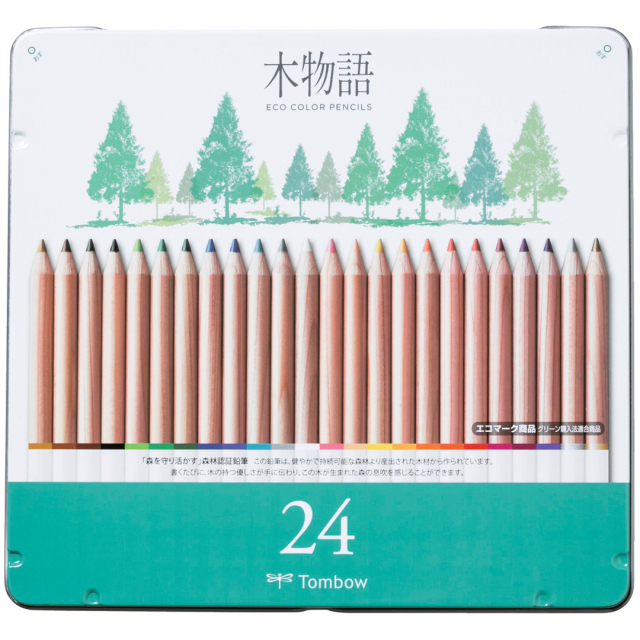 Ki-Monogatari Eco Fargeblyanter 24-sett