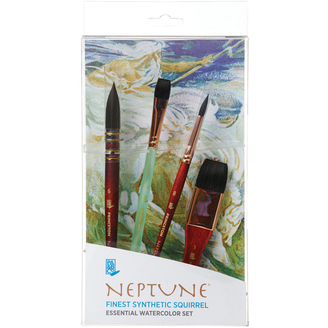 Neptune Syntetpensel Professional 4-set