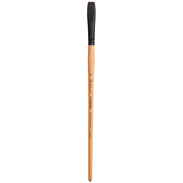 Catalyst Syntetpensel med langt skaft Bright size 8