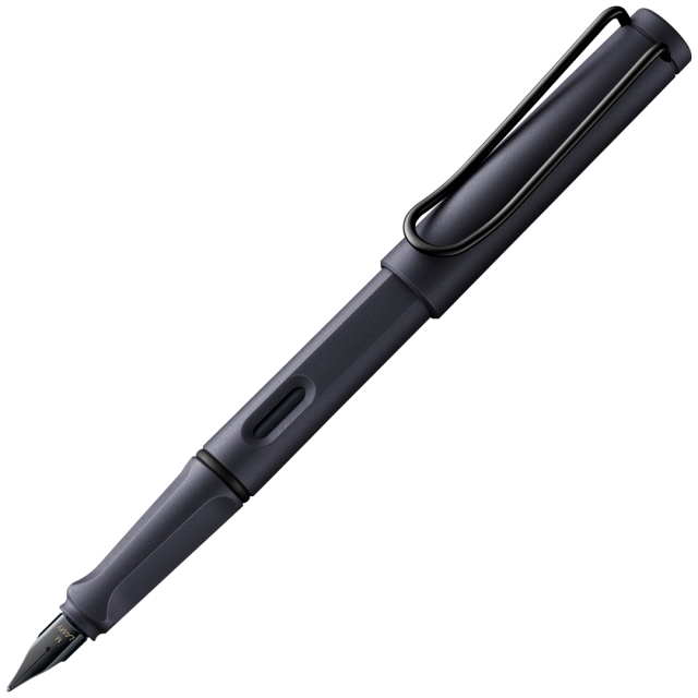 Safari Fyllepenn Steel Black