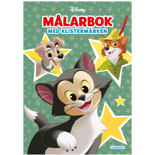 Disneyklassikere Fargeleggingsbok med klistremerker