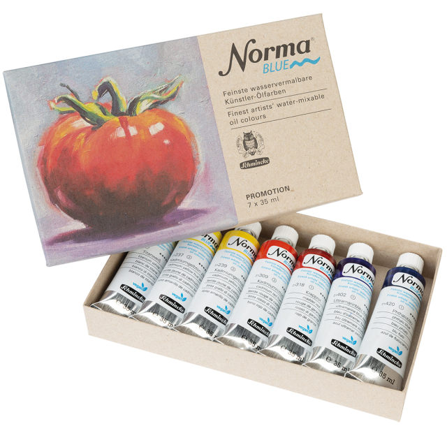 Norma Blue Oljemaling 7x35 ml