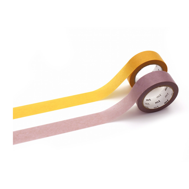 Washi-tejp Yellow × lavender 2-pakning