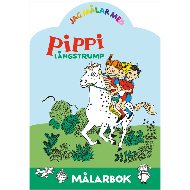 Pippi Langstrømpe male og tegne