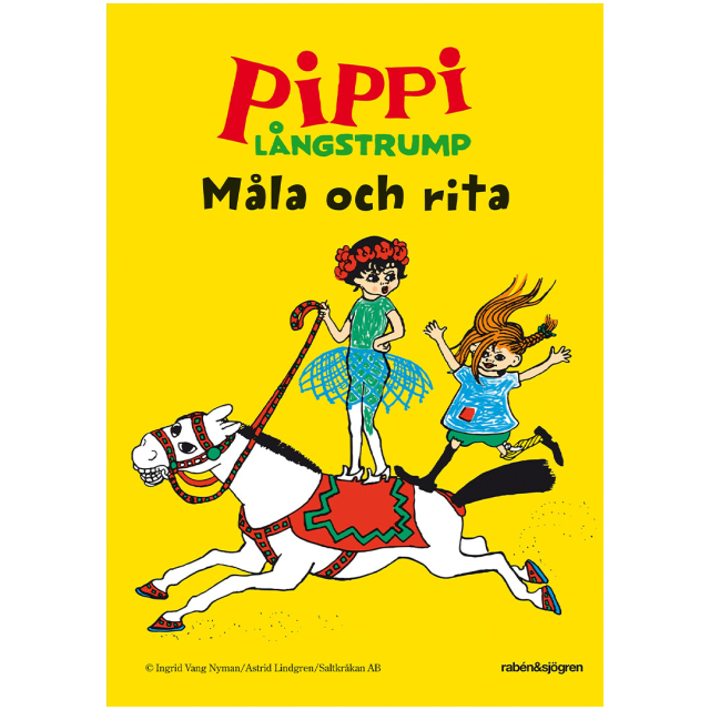 Pippi Langstrømpe male og tegne