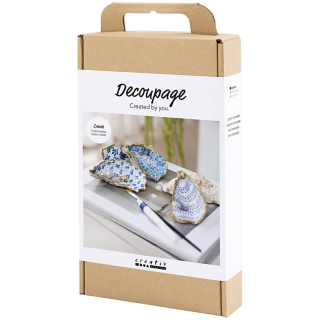 DIY Découpage-kit Østersskall